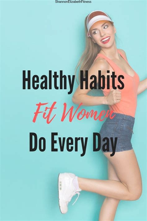 Healthy Habits For Women Artofit