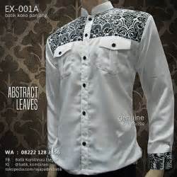 Seragam Batik Ex 001a Batik Lengan Panjang Pakaian Pria Model Baju Pria Busana Pria
