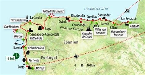 Günstige flüge nach portugal und zurück. Ihre Reiseroute | Rundreise spanien, Spanien reise, Reisen