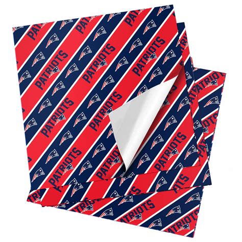 Maybe you would like to learn more about one of these? NFL Folded Gift Wrapping Paper - New England Patriots ...