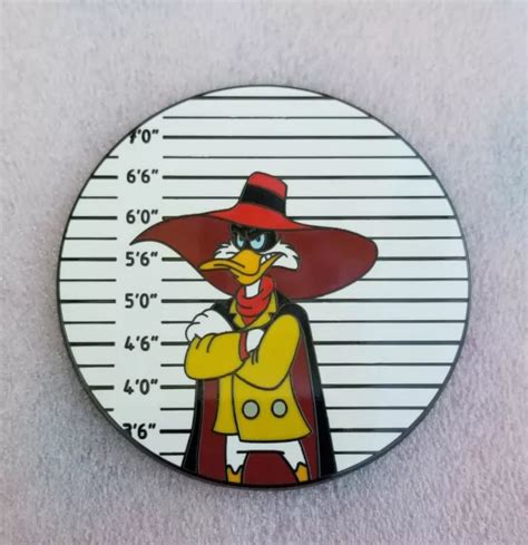 Disney Afternoon Fantasy Pin Profile Style Pin Darkwing Duck