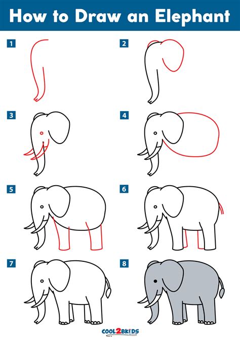 Como Desenhar Um Elefante Como Desenhar Um Elefante Passo A Passo My