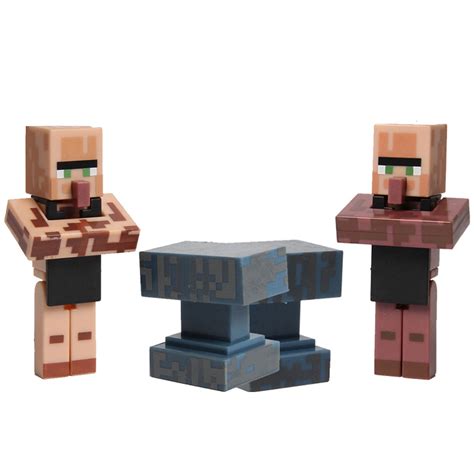 Minecraft Overworld Villager Figure Toys 2pcs Villager Figures