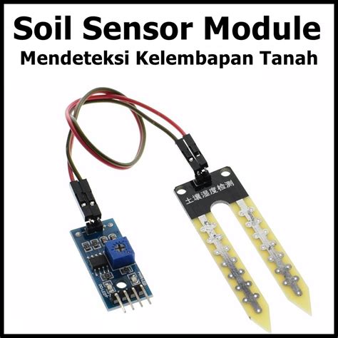 Modul Sensor Kelembaban Tanah Soil Hygrometer Soil Moisture Arduino