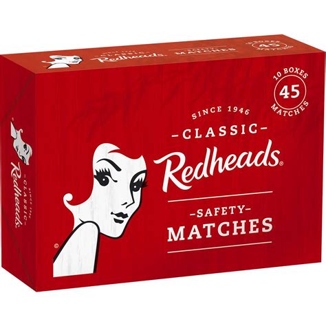 Redheads Shrink Wrapped Matches 45 Pack Woolworths