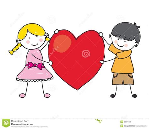 Children Holding A Heart Royalty Free Stock Image Image