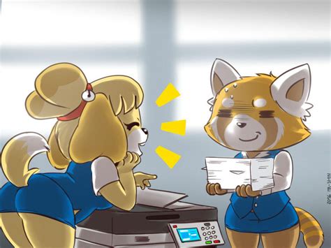Can You Just Go To Work Please Isabelle Animal Crossing Fan Art