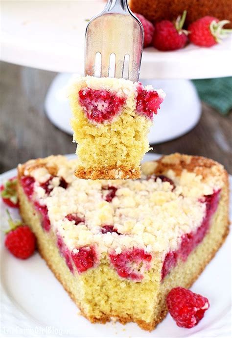 Raspberry Vanilla Streusel Coffee Cake Recipe Recipe Cake Recipes