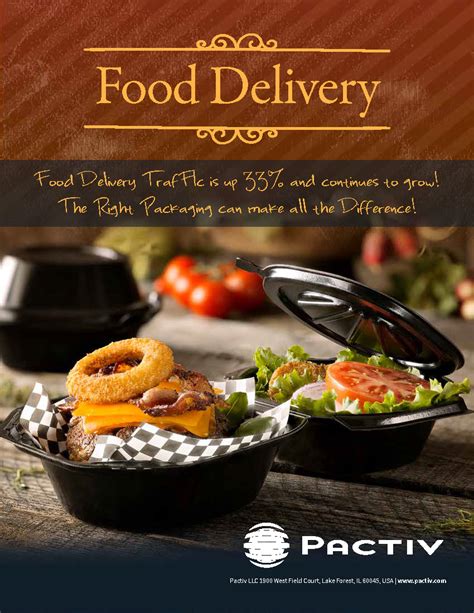 Getting food delivered right at your doorstep anytime anywhere is easier than ever. Food Delivery Brochure - John McCormack