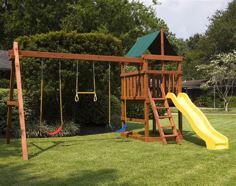 Diy outdoor kids playground / playset. Endeavor Playset DIY Fort and Swingset Plans