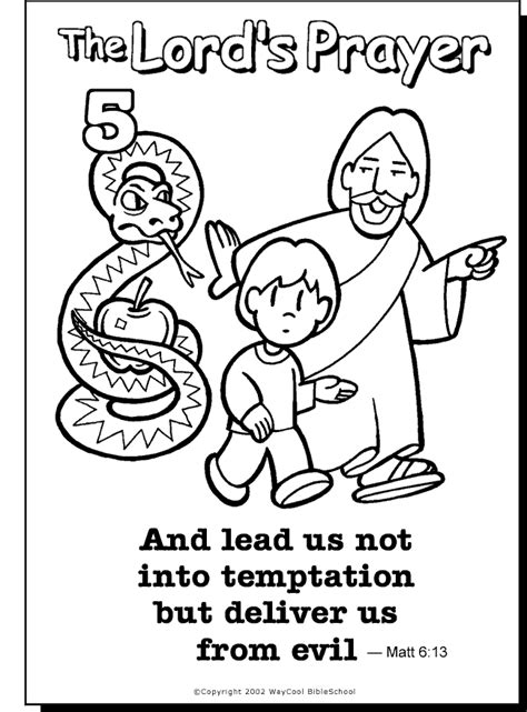 Christian colouring pages for kids. The Lords Prayer Coloring Pages For Adults Coloring Pages