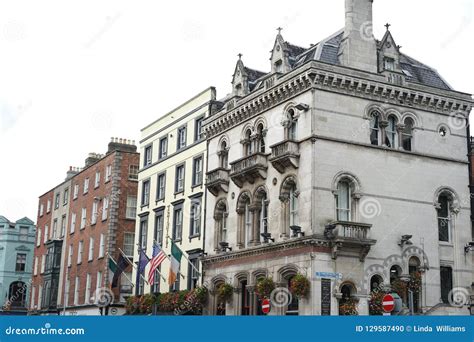 Architectural Details In Historic Dublin Ireland Editorial Image