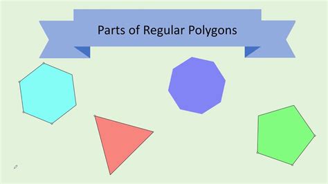 Parts Of Regular Polygon Introduction Video Youtube
