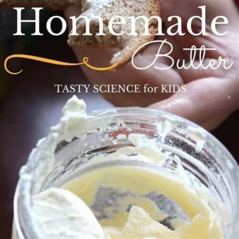 Make Homemade Butter Science Activity An Edible Science Recipe