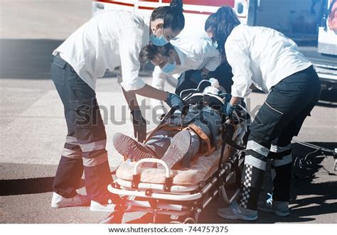 Critical Care Paramedic Stock Photo 744757375 Shutterstock