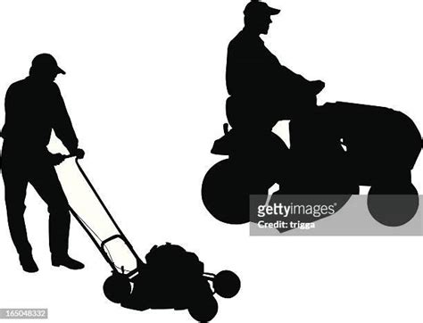 Black Man Mowing Lawn Photos And Premium High Res Pictures Getty Images
