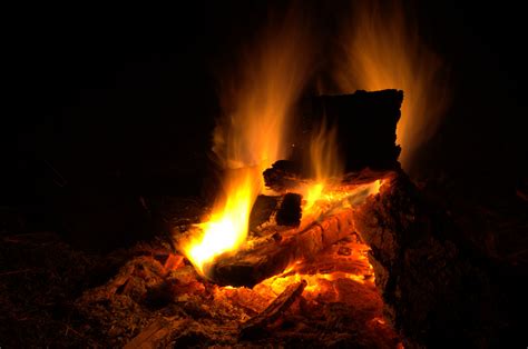 Free Images Wood Night Flame Fire Darkness Campfire Bonfire