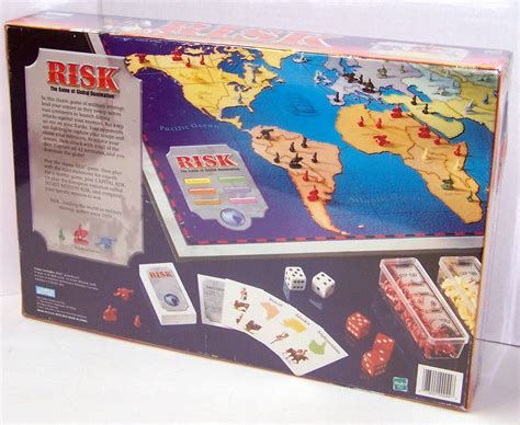 Risk The Game Of Global Domination 1998 Board Game With Army Shaped