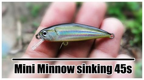 Making Lure Mini Minnow Sinking 45s ทำเหยื่อปลั๊กมีลิ้น เหยื่อปลอมตก