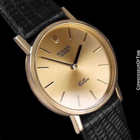 Rolex Cellini Ladies Watch Ref 4109 18k Gold Connoisseur Of Time