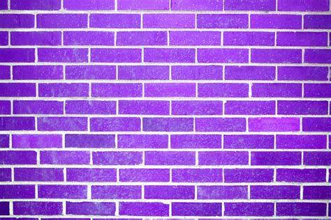 Purple Brick Wall Texture Picture Free Photograph