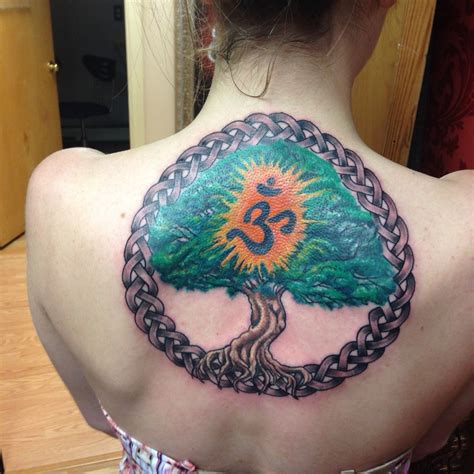 Tree Of Life With Ohm symbol In The Center🌳 | Tattoos and piercings ...