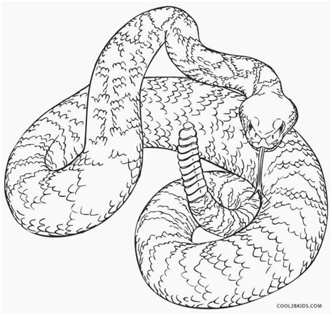 Free Printable Snake Coloring Pages For Kids