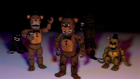 C4d Fazbear Crew By Gabocoart On Deviantart