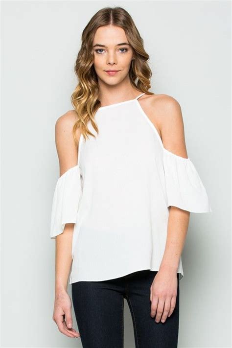 Summer White Cold Shoulder Top White Cold Shoulder Top Cold Shoulder Top Tops