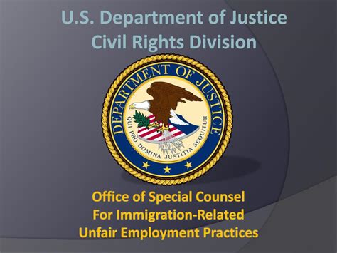 Ppt Us Department Of Justice Civil Rights Division Powerpoint