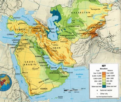 Political Map Of Central And Southwest Asia Time Zone