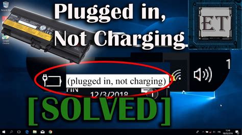 How To Fix Laptop Battery Plugged In Not Charging Youtube