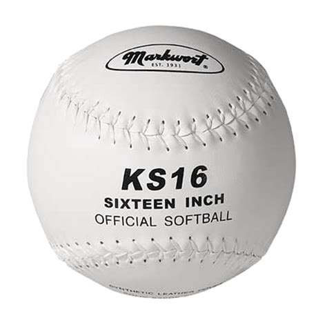 E9858 Markwort 16 Ks16 Synthetic Cover Softballs