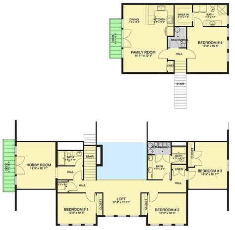 House Plans With 2 Bedroom Inlaw Suite 3437 Sq Ft 6 Bedroom Country