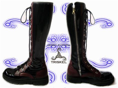 Patent Leather Boots By Triskel Klothing On Deviantart
