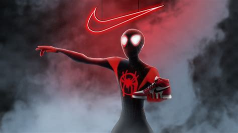 Iphone x with nuance by nike editorial. Spiderman Miles Morales Nike Air Jordan, HD Superheroes ...