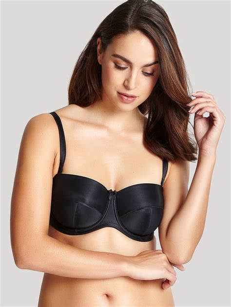 panache evie low back strapless balconnet bra plus size hauteflair