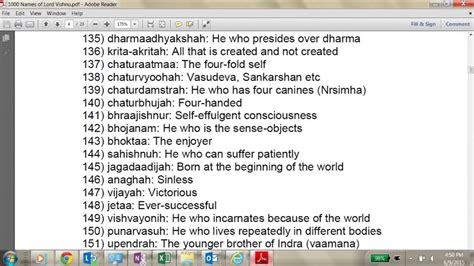 (3) then of course is the corps who are always late, scribble on the back of envelopes, and expect others. Part 1 vishnu sahasranamam powerful 1000 Names of Lord ...