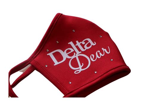 Delta Sigma Theta Face Mask Fashion Shield Etsy