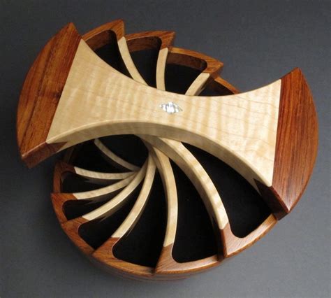 Jewelry Box Rosewood And Maple The Helical Box 425