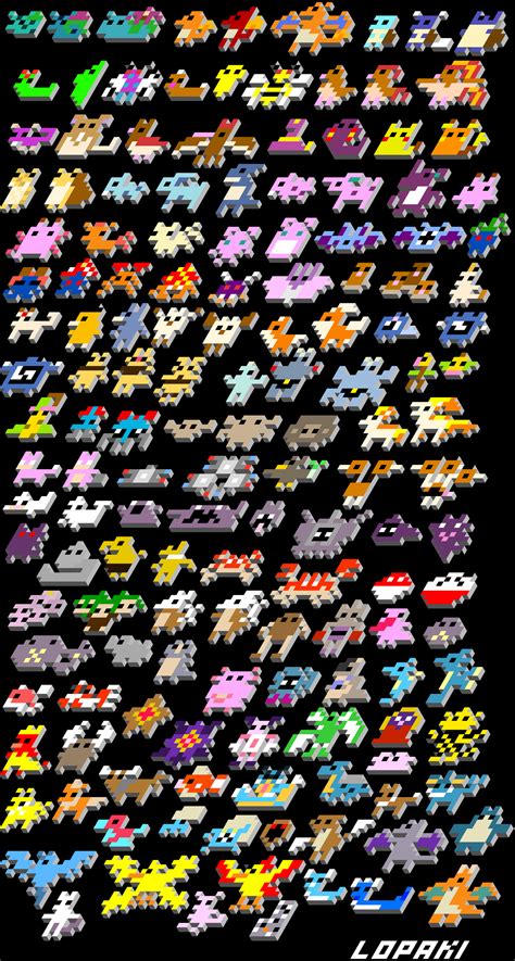 Find free perler bead patterns / bead sprites on kandipatterns.com, or create your. Minimalistic Pokemon Pixel Art by Lopaki on DeviantArt