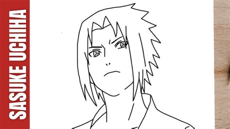 How To Draw Sasuke Uchiha Step By Step Easy Naruto Shippuden Youtube
