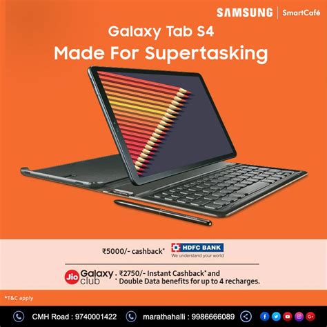Galaxy Tab S4 Provides An Expansive Viewing Area On A