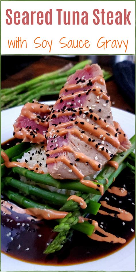Bring to a gentle simmer, stirring occasionally, until thickened to your liking. Seared Tuna Steak with Soy Sauce Gravy in 2020 | Seared ...