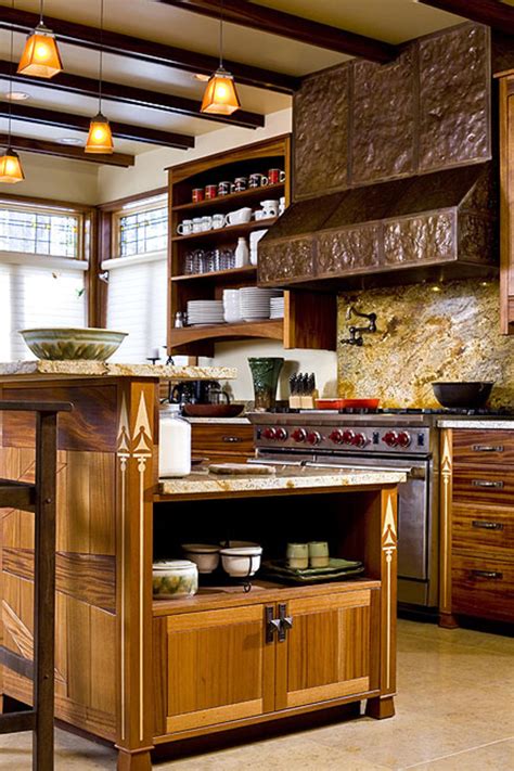 An Arts And Crafts Craftsman Style Kitchen — Arts And Crafts