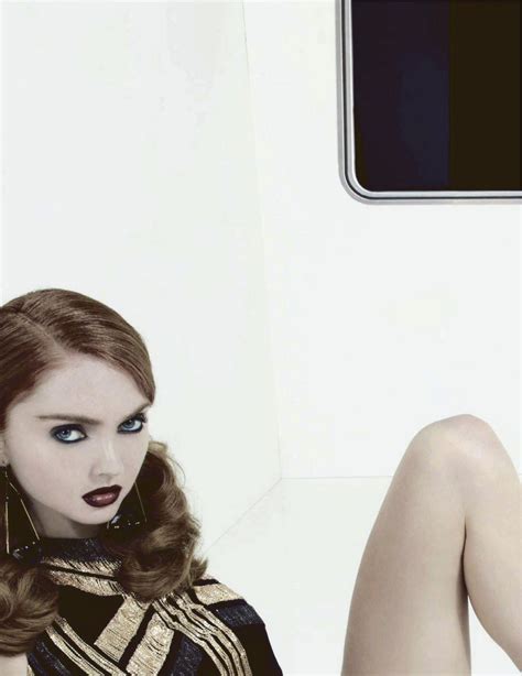 Lily Cole By Anthony Maule For Vogue Russia January 2012 Lily Cole