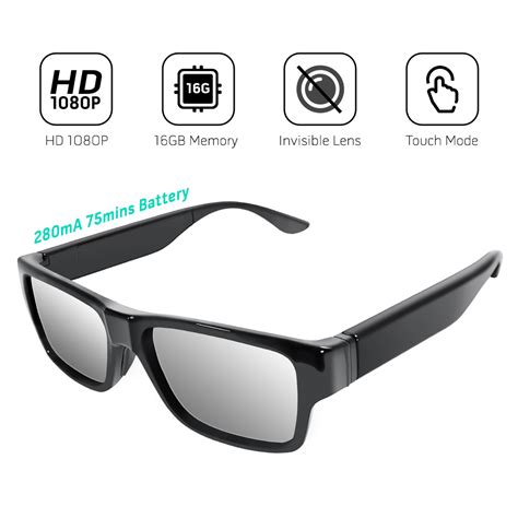 Touch Spy Glasses With Hd Camera P2p Live Video Wifi Cool Mania