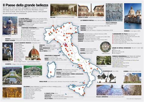 Blog Di Infografica Italia Con Il Record Di Bellezza Patrimonio Mondiale