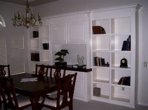 Custom Built In Wall Unit In White Lacquer C And L Design Specialists