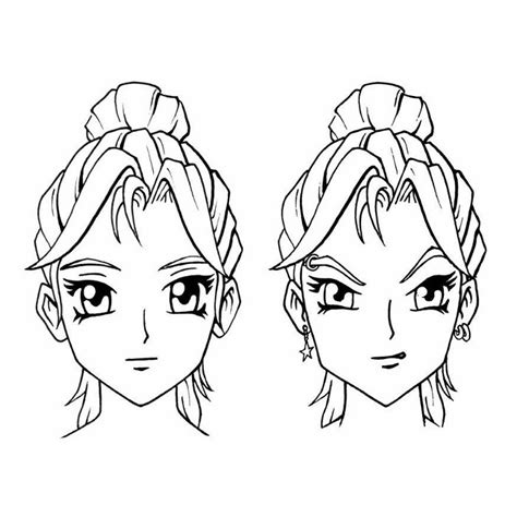 Garçon fille dessin impressionnant photos dessin a imprimer. Coloriage Manga fille visage à imprimer sur COLORIAGES .info